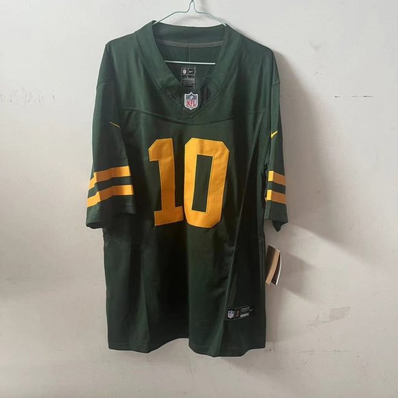NFL Green Bay Packers #10 Green Jersey Jordan Love